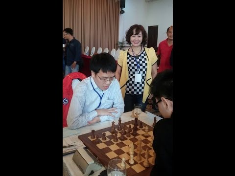 Chess: Liu Xiangyi (2380) - Le Quang Liem (2676), 0-1, Asian 3.3 Zonal 2015 http://sunday.b1u.org ✔️