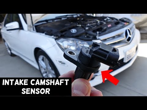 HOW TO REPLACE INTAKE CAMSHAFT POSITION SENSOR A ON MERCEDES C180 C200 C220 C250 W204
