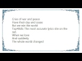 Vic Damone - War and Peace Lyrics
