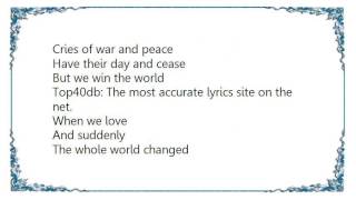 Vic Damone - War and Peace Lyrics
