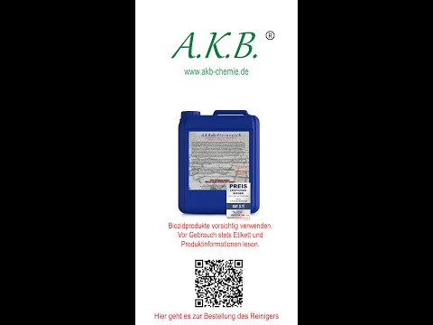 A.K.B. - Die Steinreich.Testfläche Teil 1. Grünbelagentferner,Steinreiniger,Fugenreiniger