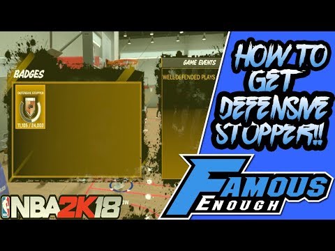 NBA 2K18 TPS: HOW TO GET GLUE HANDS AND PICK POCKET BADGES!!!