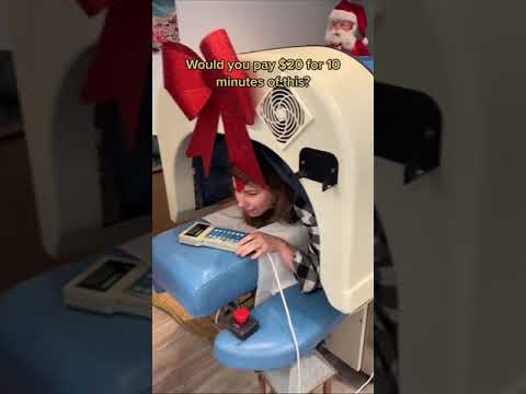 Would YOU try this MASSAGING CAR WASH for HUMANS??