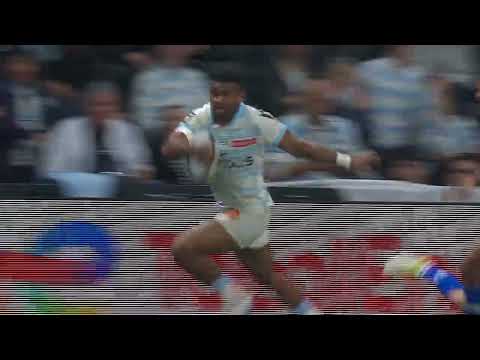 TOP 14 - Essai de Vinaya HABOSI (R92) - Racing 92 - Castres Olympique
