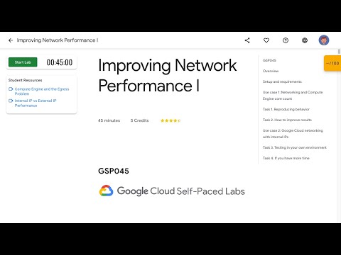Improving Network Performance I GSP045