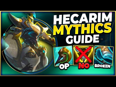 ULTIMATE HECARIM MYTHICS GUIDE | LEARN WHEN TO BUILD THESE MYTHICS IN SEASON 11 - League of Legends