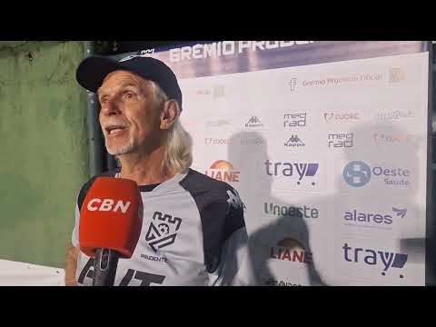 Entrevista com Sérgio Guedes - Portuguesa Santista 0 x 2 Grêmio Prudente