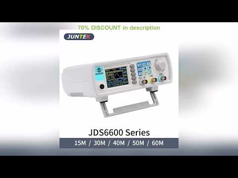 A must-have product! JDS6600 15/30/40/50/60MHz DDS Function Signal Generator/Source Dual/2-CH Freq