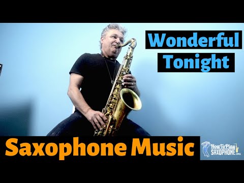 Wonderful Tonight - Sax Cover - Saxophone Music and Backing Track