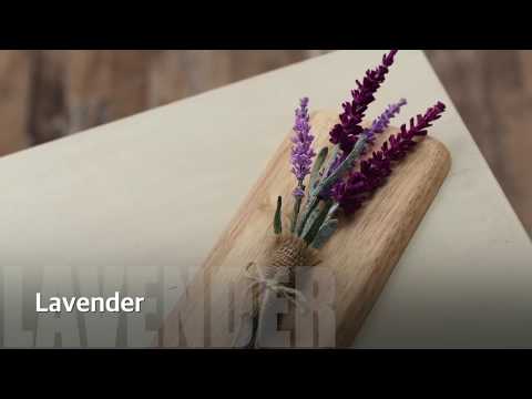 SUPER EASY! How to make Crepe paper Flower "Lavender"