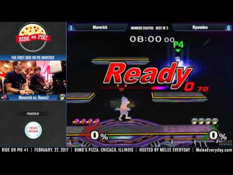 Ride or Pie 1 - Maverick (Falco) vs. Hyunnies (Marth) - SSBM - Winners Eighths