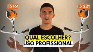 Qual Melhor? Roçadeira Stihl FS 161 vs Roçadeira Stihl FS 221 | Roçadeira Profissional Stihl