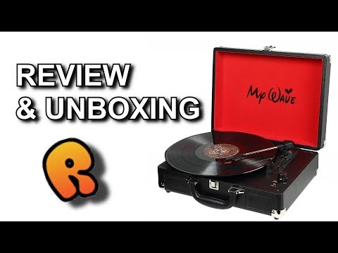 The MyWave Portable Turntable!  Review & Unboxing - Record-ology Deluxe!