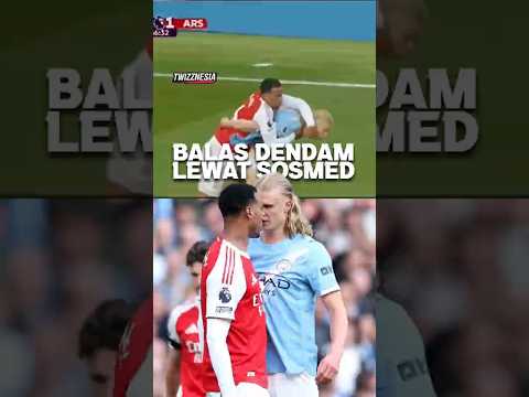 Dendam Tuntas! Haaland bisa dipenjara karena unggahan yang mempermalukan Gabriel.🤣☠️