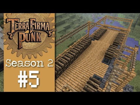 Building some buildings - TerraFirmaPunk 2.0 - Episode #5