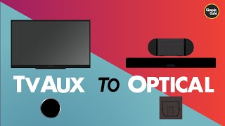 How to Connect Aux Tv to Optical Speaker