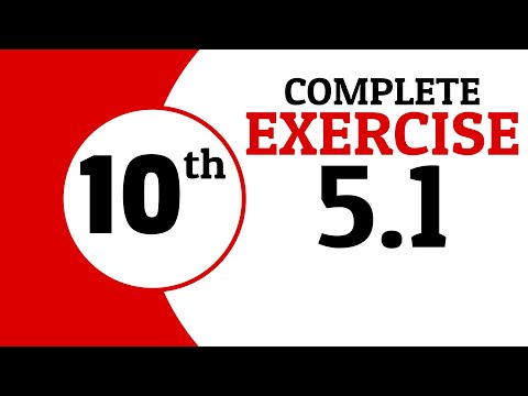 Exercise 5.1 - 10 Class Math | Waqas Nasir