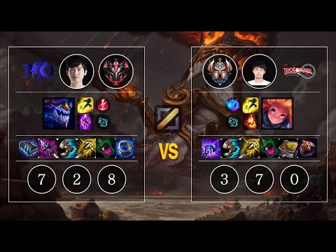 DMO Xiaowei Aurelion Sol vs KT Kuro Zoe Mid - KR Patch 10.12