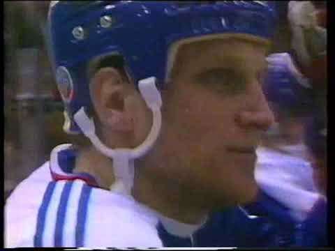IIHF WC 1986 Day 01 USA vs Finland (12 Apr 1986)