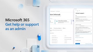 Get help or support as an admin