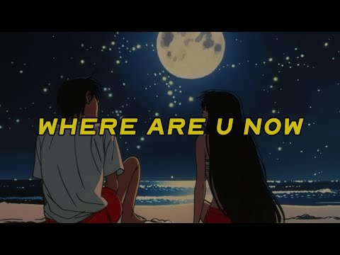 skrillex, justin bieber, diplo - where are ü now [ slowed + reverb ] (lyrics)