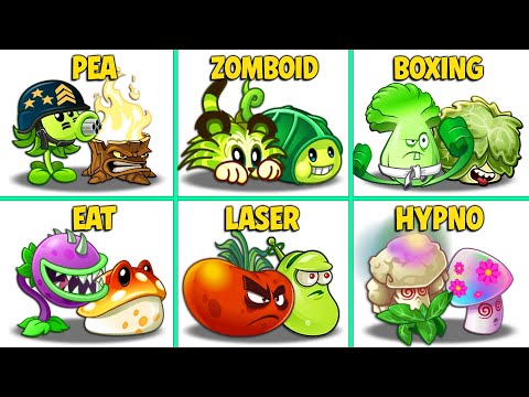 PvZ2 - Random 15 Best Pair Plants - Who Will Win ? Team Plant Vs Team Plant
