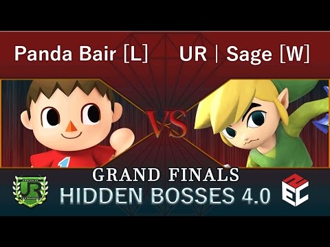 Hidden Bosses 4.0  GRAND FINALS - Panda Bair [L] (Villager, Fox) vs UR | Sage [W] (Toon Link)