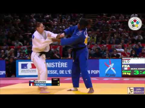 Judo 2014 Grand Slam Paris: Velensek (SLO) - Malonga (FRA) [-78kg] final