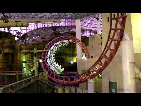 Off-ride footage of a Canyon Blaster train