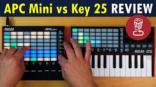 Video thumbnail for The Best Budget Controllers for Ableton Live? Akai APC Mini MK2 vs APC Key 25 MK2 // Tutorial/Review by loopop