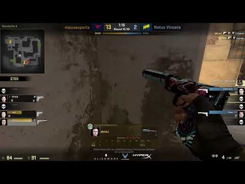 mousesports ropz and chrisJ vs Natus Vincere Mirage @ ELEAGUE MAJOR 2018 Main Qualifier