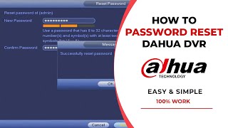 How To Dahua DVR Password Reset | How to Reset Dahua DVR Admin Password
