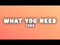 Tems What You Need Lyrics