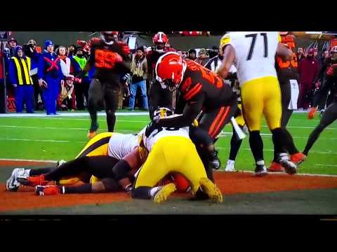 Myles Garrett hits Mason Rudolph with helmet! Browns vs Steelers. Full video