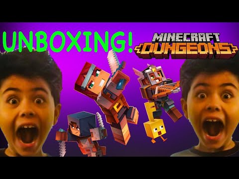 Unboxing Minecraft Dungeons!