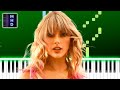 Taylor Swift - champagne problems (Piano Tutorial Easy)