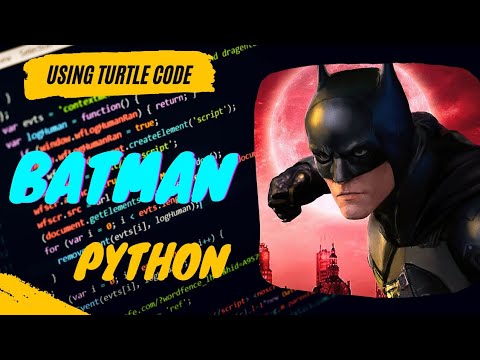 Batman Using Python Turtle Code