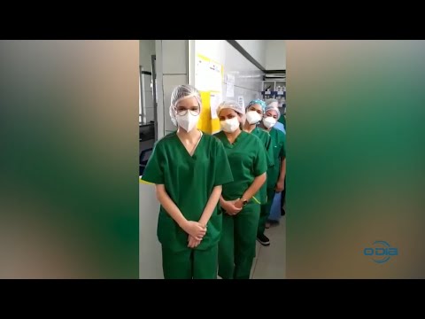 Homenagem a profissionais da enfermagem que reivindicam condições mais justas de trabalho 09 03 2022