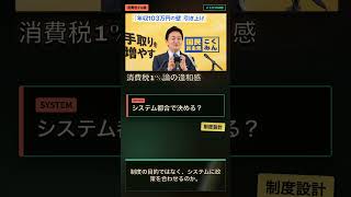 消費税1%案に玉木代表がツッコミ「それ本末転倒では？」#玉木雄一郎 #消費税 #減税 #国民民主党 #政治ニュース #切り抜き