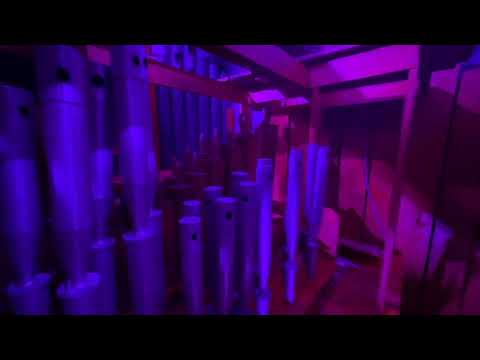 Inside the Pipe Room of the 1926 Schaefer Theatre Organ