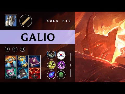 Galio Mid vs Ryze - KR Challenger Patch 25.23