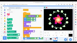 Spin Motion Art project in Scratch || Scratch Tutorial for beginner|| Mini Scratch Project