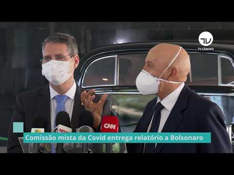 Comissão mista da Covid entrega relatório a Bolsonaro - 12/01/21