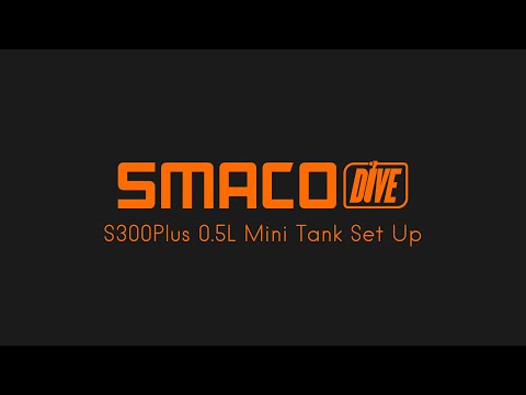 S300Plus 0.5L Mini Scuba Tank Set Up