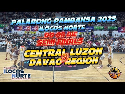 DO OR DIE SEMIS REGION 3 VS REGION 11 | PALARONG PAMBANSA 2025 GAME HIGHLIGHTS