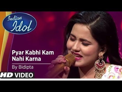 Indian Idol Season 13 | Bappi Lahiri Special | Pyar Kabhi Kam Nahi Karna By# bidipta Chakraborty