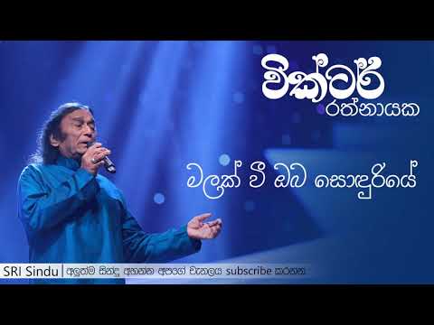 Malak Wee Oba Sonduriye | මලක් වී ඔබ සොඳුරියේ | Victor Rathnayake | SRI Sindu
