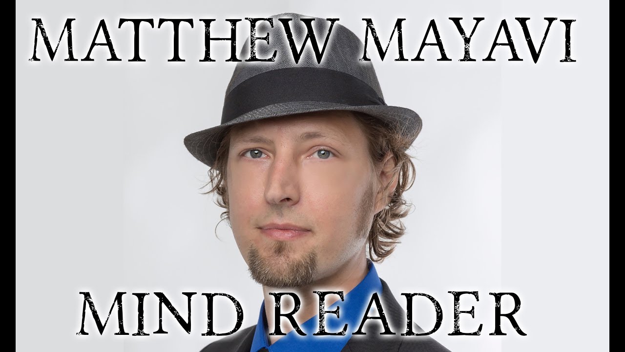 Promotional video thumbnail 4 for Matthew Mayavi, Mind Reader