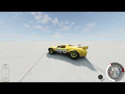breaking the land speed record in beamng (i think i did at least)