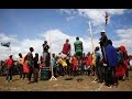 Maasai Warrior Style High Jump In Africa